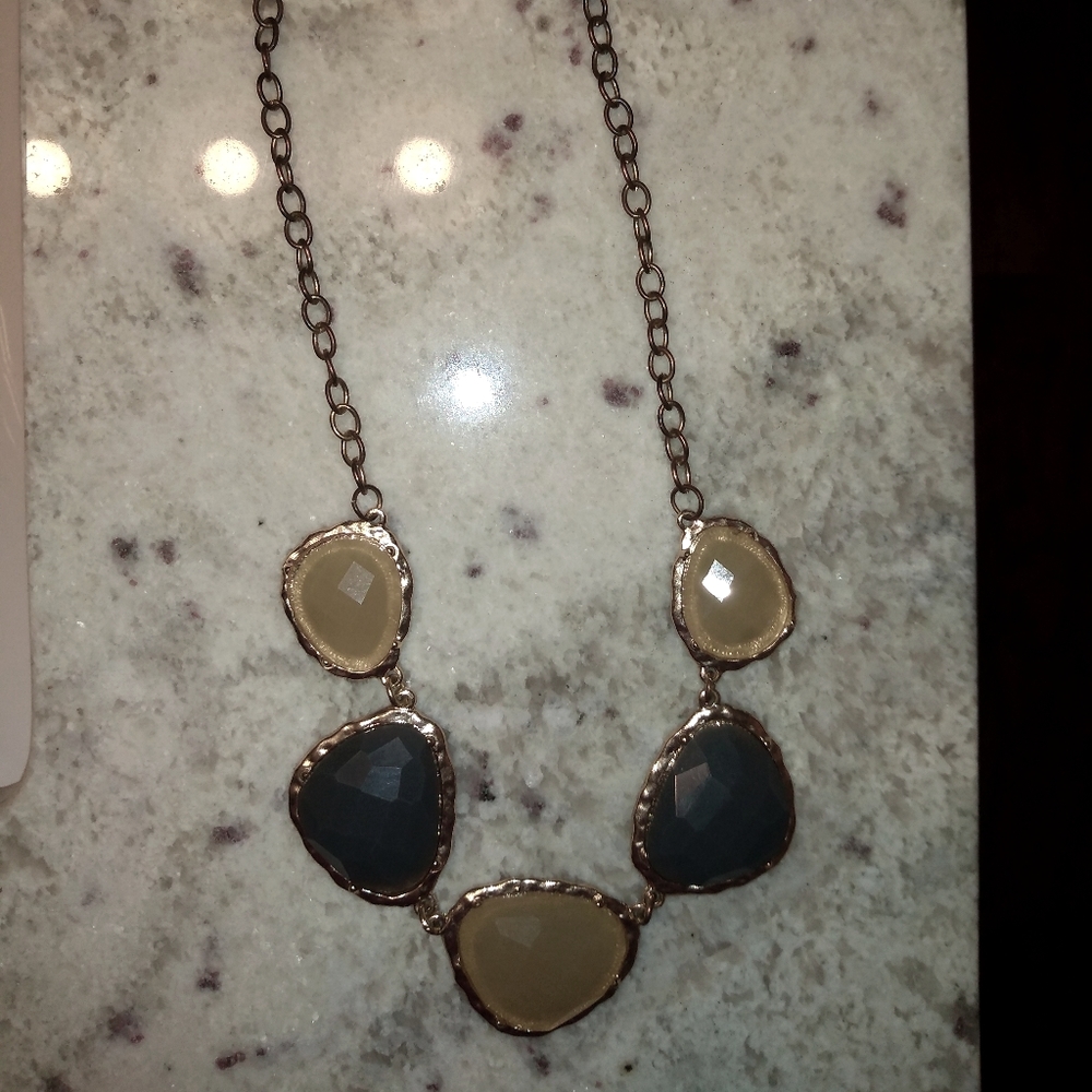 Five stone necklace